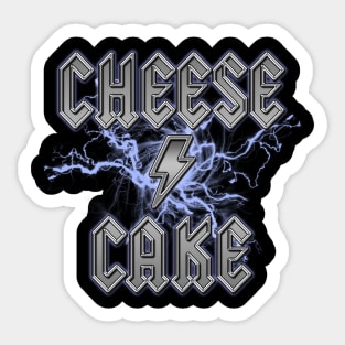 Heavy Metal Cheesecake Sticker